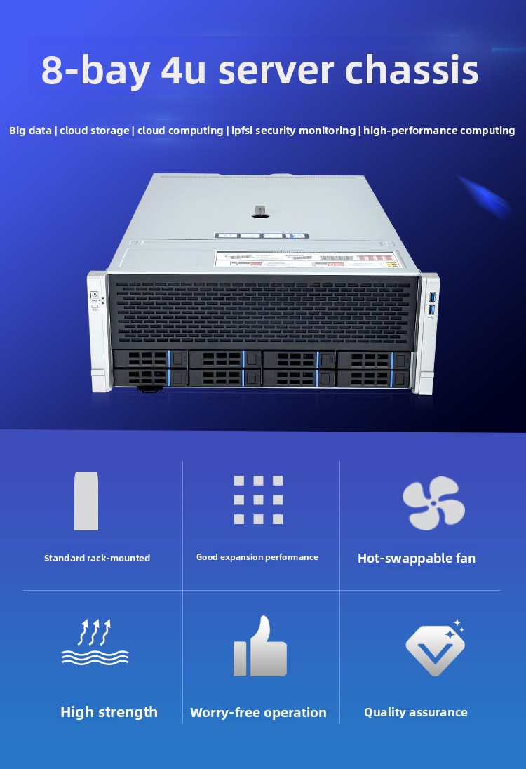 8-Disk 4U Rack-Typ Multi-Disk- – 8 Gpu 4U Server Chassis Bewertung und Preis