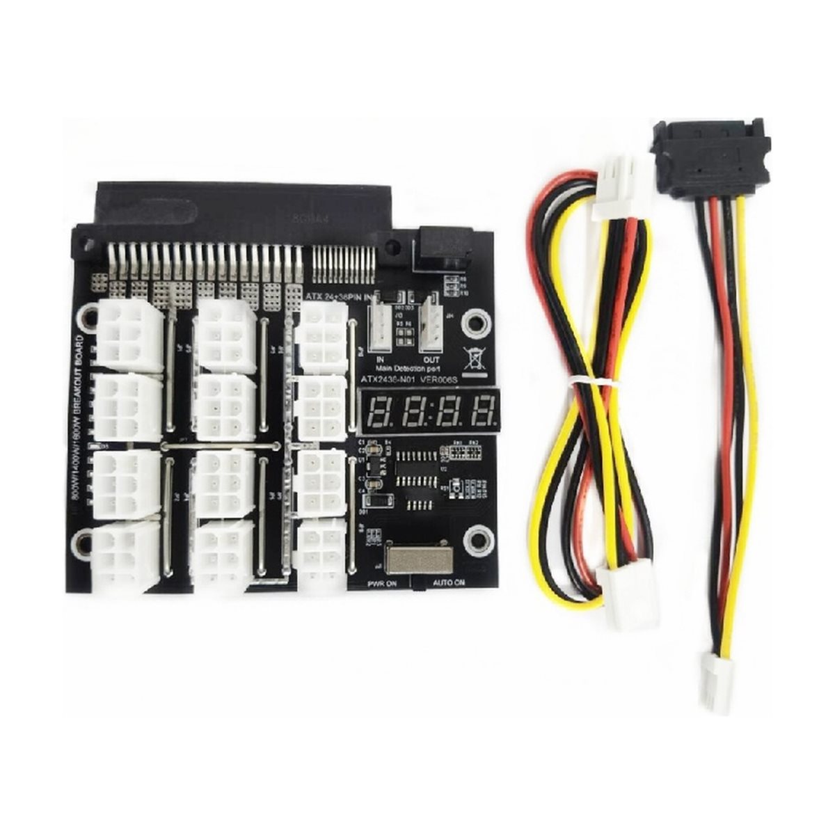 NEUE FABRIKVERSION~12-Port PCI – 2400W Server Psu Breakout Board Bewertung und Preis