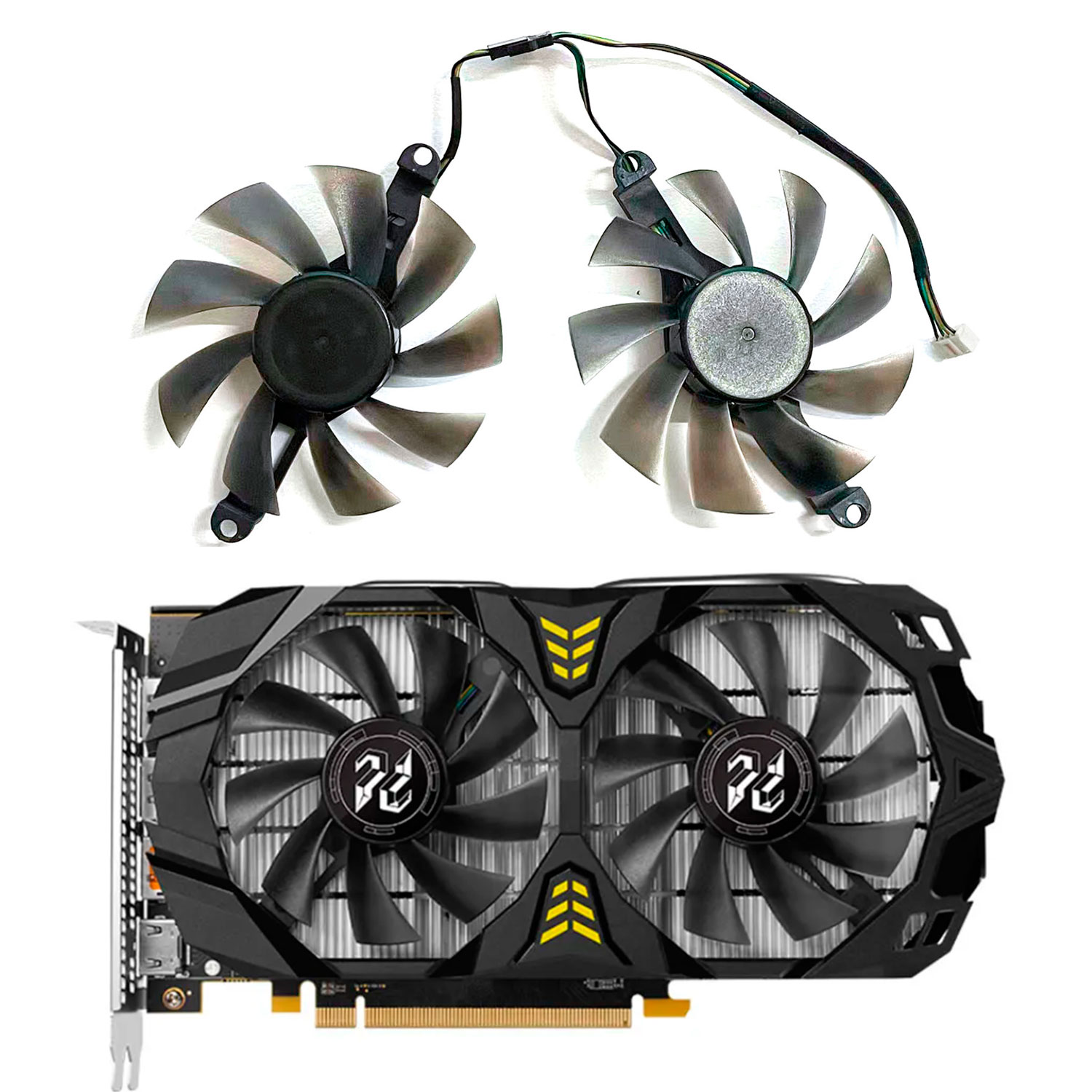 Neuer GPU-Lüfter 4PIN 85MM 75M – Rx 580 8Gb 2048Sp Gpu Bewertung und Preis